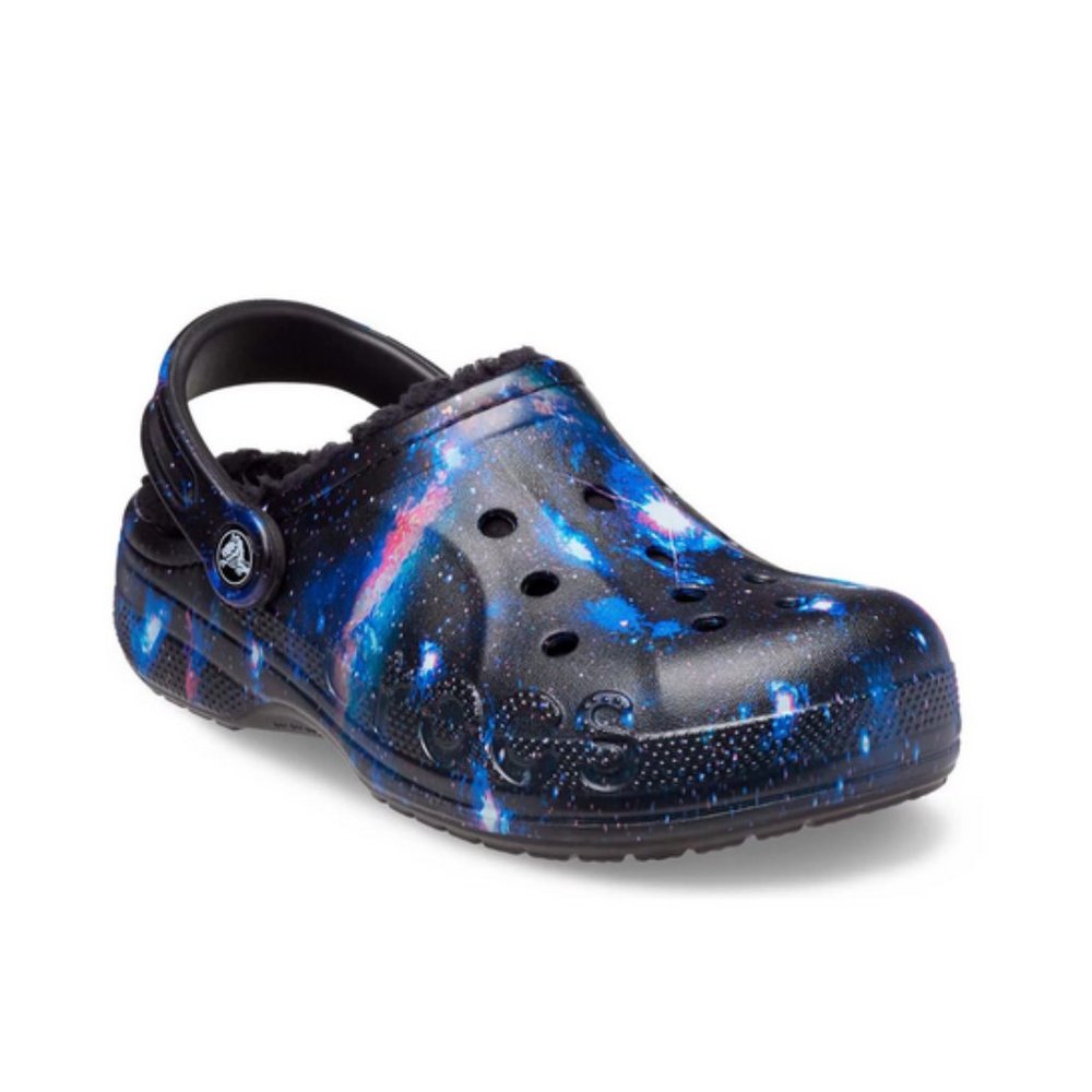 NEW Crocs Baya Printed Lined Clog Black Galaxy Cosmic Style M11 Unisex
